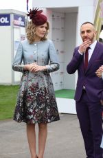 CHARLOTTE HAWKINS at Grand National Ladies Day at Aintree in Merseyside 04/07/2017