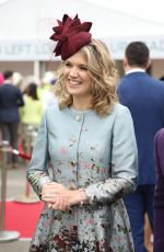 CHARLOTTE HAWKINS at Grand National Ladies Day at Aintree in Merseyside 04/07/2017