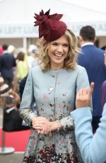 CHARLOTTE HAWKINS at Grand National Ladies Day at Aintree in Merseyside 04/07/2017