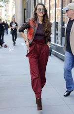 CHARLOTTE LE BON Out and About in New York 04/18/2017