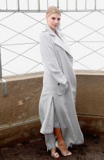 CHARLOTTE MCKINNEY at Eempire State Building Photoshoot to Promote Her New Movie 04/21/2017