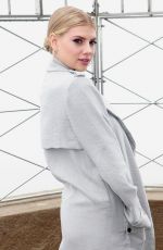CHARLOTTE MCKINNEY at Eempire State Building Photoshoot to Promote Her New Movie 04/21/2017