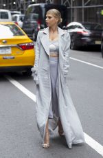 CHARLOTTE MCKINNEY Out and About in New York 04/21/2017