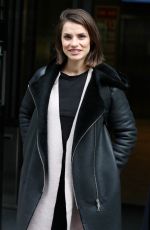 CHARLOTTE RILEY Arrives at BBC Radio 2 in London 04/28/2017