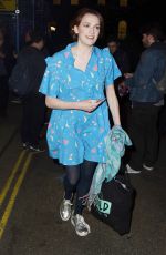 CHARLOTTE RITCHIE After The Philantrophist Play in London 04/11/2017