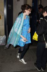 CHARLOTTE RITCHIE After The Philantrophist Play in London 04/11/2017