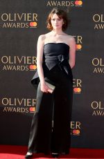 CHARLOTTE RITCHIE at Olivier Awards in London 04/09/2017
