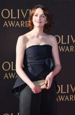CHARLOTTE RITCHIE at Olivier Awards in London 04/09/2017