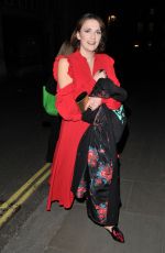 CHARLOTTE RITCHIE at The Philanthropist Play Press Night in London 04/20/2017