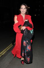 CHARLOTTE RITCHIE at The Philanthropist Play Press Night in London 04/20/2017