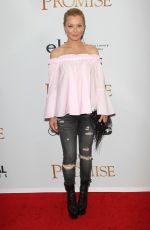 CHARLOTTE ROSS at The Promise Premiere in Los Angeles 04/12/2017