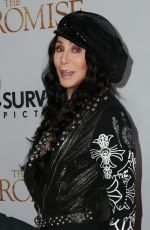 CHER at The Promise Premiere in Hollywood 04/12/2017
