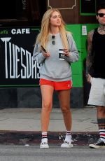 CHIARA FERRAGNI and Fedez Out for Lunch at Joans on Third in Los Angeles 04/25/2017
