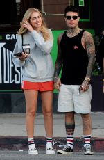 CHIARA FERRAGNI and Fedez Out for Lunch at Joans on Third in Los Angeles 04/25/2017