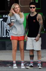 CHIARA FERRAGNI and Fedez Out for Lunch at Joans on Third in Los Angeles 04/25/2017