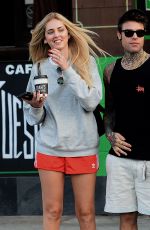 CHIARA FERRAGNI and Fedez Out for Lunch at Joans on Third in Los Angeles 04/25/2017