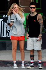 CHIARA FERRAGNI and Fedez Out for Lunch at Joans on Third in Los Angeles 04/25/2017