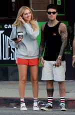 CHIARA FERRAGNI and Fedez Out for Lunch at Joans on Third in Los Angeles 04/25/2017