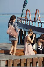 CHLOE, LAURYN and AMELIA GOODMAN on Vacation in Maldives 04/10/2017