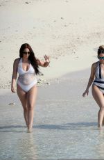 CHLOE, LAURYN and AMELIA GOODMAN on Vacation in Maldives 04/10/2017