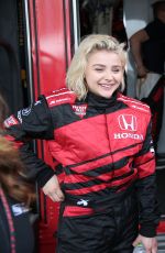 CHLOE MORETZ at Indycar 2017 Toyota Grand Prix in Long Beach 04/09/2017