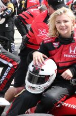 CHLOE MORETZ at Indycar 2017 Toyota Grand Prix in Long Beach 04/09/2017