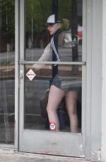 CHLOE MORETZ in Shorts Leaves Pilates Class in Los Angeles 04/06/2017