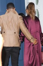 CHRISSY TEIGEN in Ripped Jeans Out in New York 04/26/2017