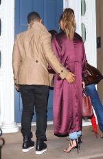 CHRISSY TEIGEN in Ripped Jeans Out in New York 04/26/2017