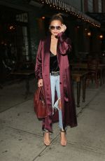 CHRISSY TEIGEN in Ripped Jeans Out in New York 04/26/2017