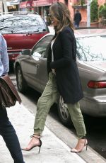 CHRISSY TEIGEN Out in New York 04/27/2017