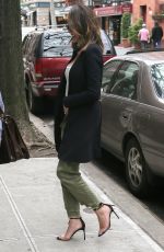 CHRISSY TEIGEN Out in New York 04/27/2017