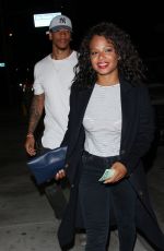 CHRISTINA MILIAN and Brandon Marshall Leaves Catch LA in West Hollywood 04/06/2017