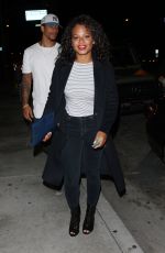 CHRISTINA MILIAN and Brandon Marshall Leaves Catch LA in West Hollywood 04/06/2017