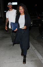 CHRISTINA MILIAN and Brandon Marshall Leaves Catch LA in West Hollywood 04/06/2017
