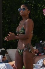 CHRISTINA MILIAN in Bikini at a Pool in Hawaii 03/31/2017