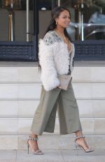 CHRISTINA MILIAN Leaves Barneys New York in Beverly Hills 04/28/2017