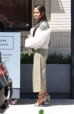 CHRISTINA MILIAN Leaves Barneys New York in Beverly Hills 04/28/2017
