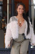 CHRISTINA MILIAN Leaves Barneys New York in Beverly Hills 04/28/2017