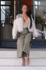 CHRISTINA MILIAN Leaves Barneys New York in Beverly Hills 04/28/2017