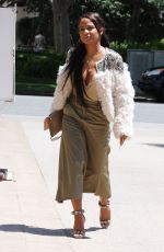 CHRISTINA MILIAN Leaves Barneys New York in Beverly Hills 04/28/2017