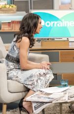 CHRISTINE BLEAKLEY at Lorraine Show in London 04/20/2017