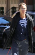CHRISTY TURLINGTON Out with Her Dog in New York 04/08/2017