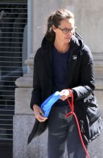 CHRISTY TURLINGTON Out with Her Dog in New York 04/08/2017