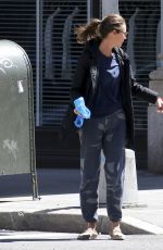 CHRISTY TURLINGTON Out with Her Dog in New York 04/08/2017