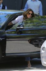 CINDY CRAWFORD Leaves Hotel Bel-Air in Los Angeles 03/31/2017