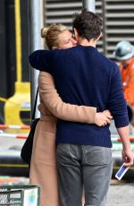 CLAIRE DANES and Her Husband Hugh Dancy Out in New York 04/25/2017