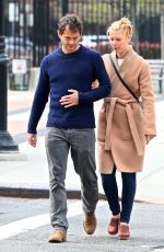 CLAIRE DANES and Her Husband Hugh Dancy Out in New York 04/25/2017