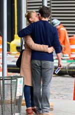 CLAIRE DANES and Her Husband Hugh Dancy Out in New York 04/25/2017