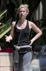 CLAIRE DANES Leaves a Gym in Los Angeles 04/12/2017